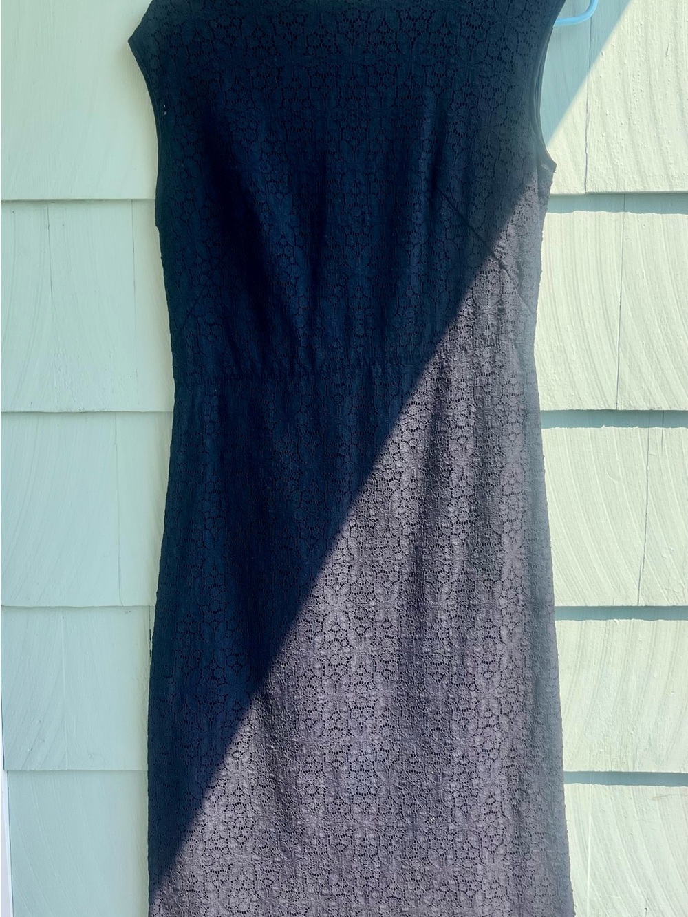 Vintage Stunning Classic Sleeveless Black Lace Sheath Dress - Women's